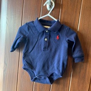 Ralph Lauren 3M Baby Boy Navy Bodysuit